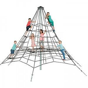 Детски набор для игр PlayPark Пирамида из армированного каната - 2,7 м