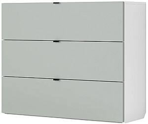 Comoda Fabrik Home Hardy 3S Frasin Alb / Gri Mat