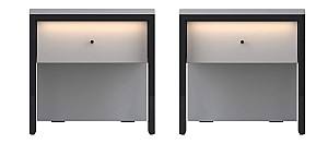 Noptiera Fabrik Home Clay (2 buc.) Gri