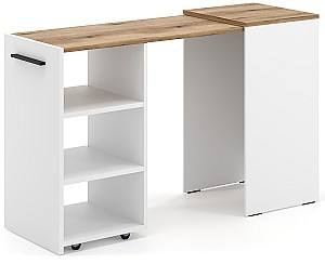 Masa de birou MobiCasa Dolli Stejar Ewok/Alb