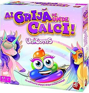 Joc de masa Clementoni Ai Grija Pe Unde Calci! Unicorns RO (1040-30127)