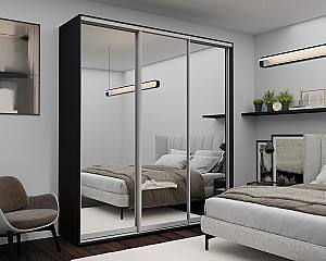 Шкаф-купе Nex Home Зеркало Антрацит (Серый) 220x60x220 см