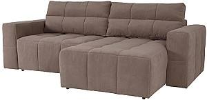 Угловой диван StarM Neo2 (2.52x1.63 м / 2x1.63 м) Велюр Коричневый