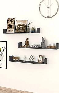 Полка на стену Bofigo 13-90-08 Anthracite