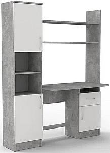 Компьютерный стол ML Mobila МЛ-7 Ателье светлый/Белый