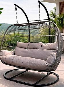 Садовые качели Tehno Ms 3SEATER Grey