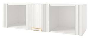 Полка на стену ML Mobila Вельвет №4 1300 Белый/Золото