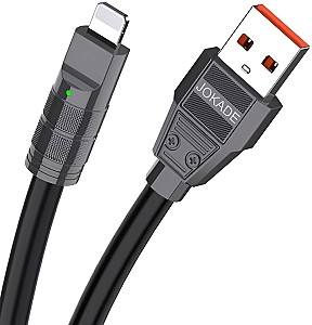 USB сablu Jokade USB-A to Lightning 5A 1M JA026 Black