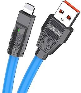 USB сablu Jokade USB-A to Lightning 5A 1M JA026 Blue