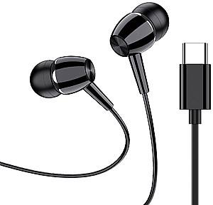 Casti Ksiga Type-C with Mic Jiaxuan KSC-1296 Black