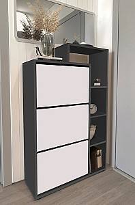 Dulap pentru incaltaminte Bofigo 18-04-81 Anthracite/White