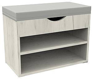 Обувница ML Mobila МЛ-5 Дуб Крафт Белый (Бежевый)