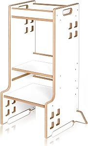 Scaun de masa multifunctional Lionelo Cass White