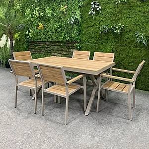 Набор садовой мебели VLM Polywood (Gray/Brown)