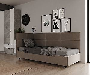 Детская кровать ML Mobila Шарм 6 левый (90x200) Коричневый