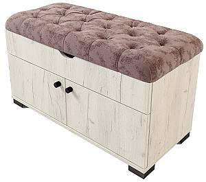 Обувница ML Mobila МЛ-10 Дуб Крафт Белый