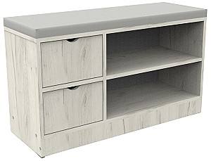 Обувница ML Mobila МЛ-8 Дуб Крафт Белый