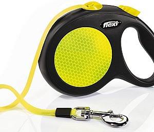 Ham pentru caini Beeztees Flexi New Classic Neon Tape S (756811)