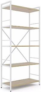 Стеллаж Nex Loft Белый/Дуб Артизан (Коричневый) 5 полок