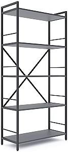 Стеллаж Nex Loft Антрацит (Серый) 5 полок
