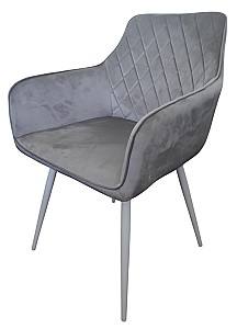 Scaun Kroll DC2-005 Velur Light Grey(Gri Deschis)/White(Alb)