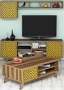 Living Trendy Inci 160x35x56.2cm Nuc (Maro)/Galben