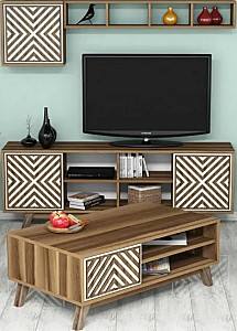 Living Trendy Inci 160x35x56.2cm Nuc (Maro)/Alb
