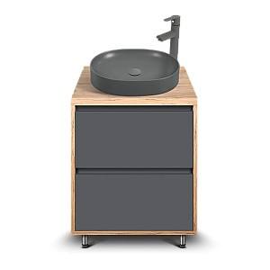 Шкаф под умывальник Aquatoria 57.03 Spirit 600x500 N (36)/Naomi 550x425