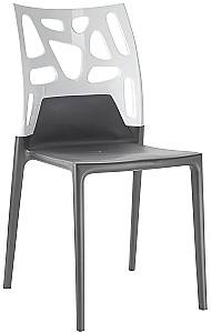 Стул Papatya Ego-Rock White/Black