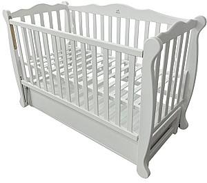 Детская кроватка Goydalka PREMIUM LONGITUDINAL (1В312-1) White