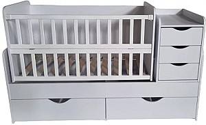 Patut copii Eucalyptus Larry Premium Transformer (DS-1001) White