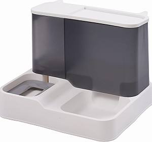 Автокормушка для животных Jumi 2 в 1 22x30x24 см Серый