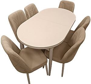 Set de masa si scaune Kelebek ES-1110 (6 scaune)