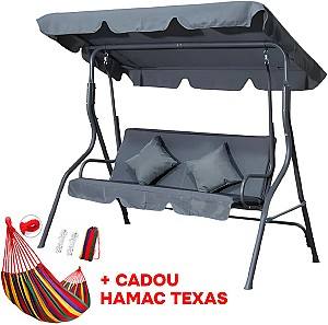 Leagan balansoar Waltz RODOS (gri) + Hamac TEXAS