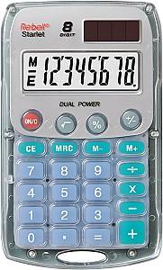 Calculator de masa Rebell Starlet, 8 cifre, 113x67 mm, 504371