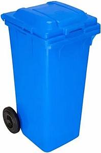 Tomberon Hydro-S cu roți și capac 120L Albastru (8001297)