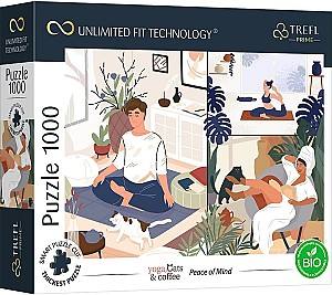 Пазлы Trefl UFT Yoga Cat's & Cofee (10695)