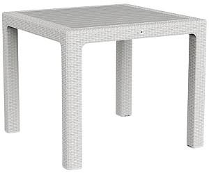 Стол садовый Capissi Rattan 90x90 Белый