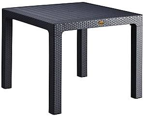 Стол садовый Capissi Rattan 90x90 Антрацит