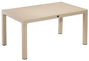 Стол садовый Capissi Rattan 70x100 Капучино