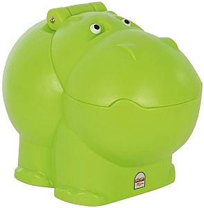 Cos pentru jucarii Pilsan Hipopotam (06188) Green