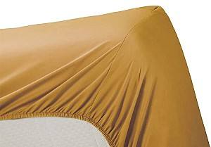 Простынь Ambiante Cotton Uni 160x200 Ochre