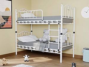 Pat copii MG-Plus Orkide (cu 2 nivele) 90x200 Alb