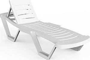Sezlong Capissi Sunbed Alb
