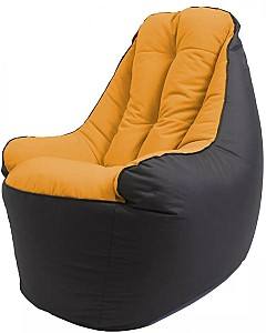 Fotoliu puf Beanbag Big Boss Black/Orange XL