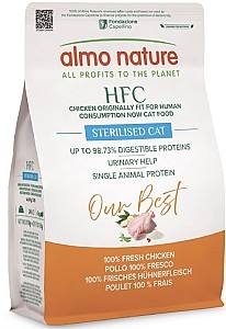 Hrana uscata pentru pisici Almo Nature HFC Our Best Adult Sterilised Fresh Chicken