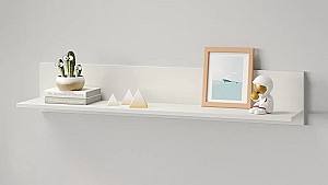 Raft de perete MBS Lilu (110x22x20 cm) Alb
