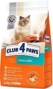 Сухой корм для кошек Club4Paws Adult Cats Sterilised 2кг