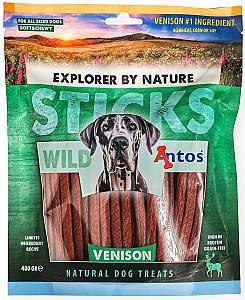 Snackuri pentru caini Antos Wild Sticks Venison 400g
