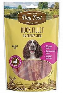 Snackuri pentru caini Dog Fest Duck Fillet on Chewy Stick 500g